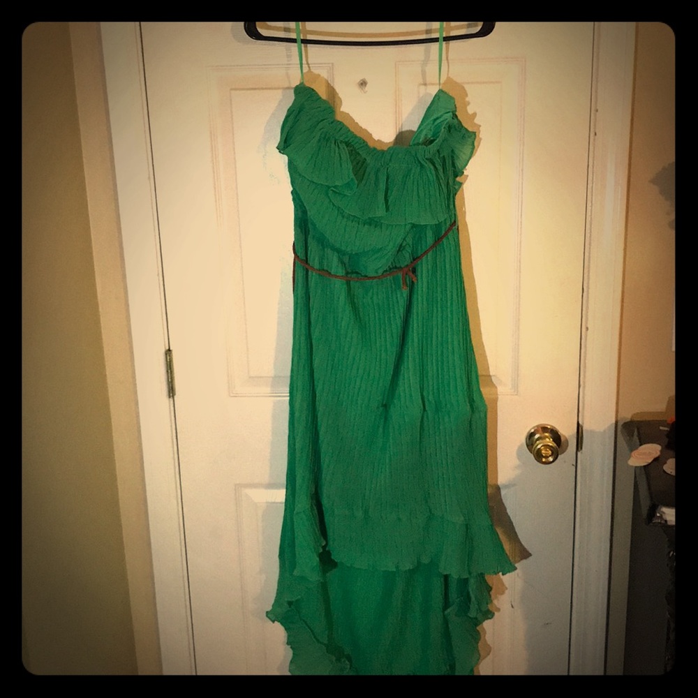 Dress more of a teal color